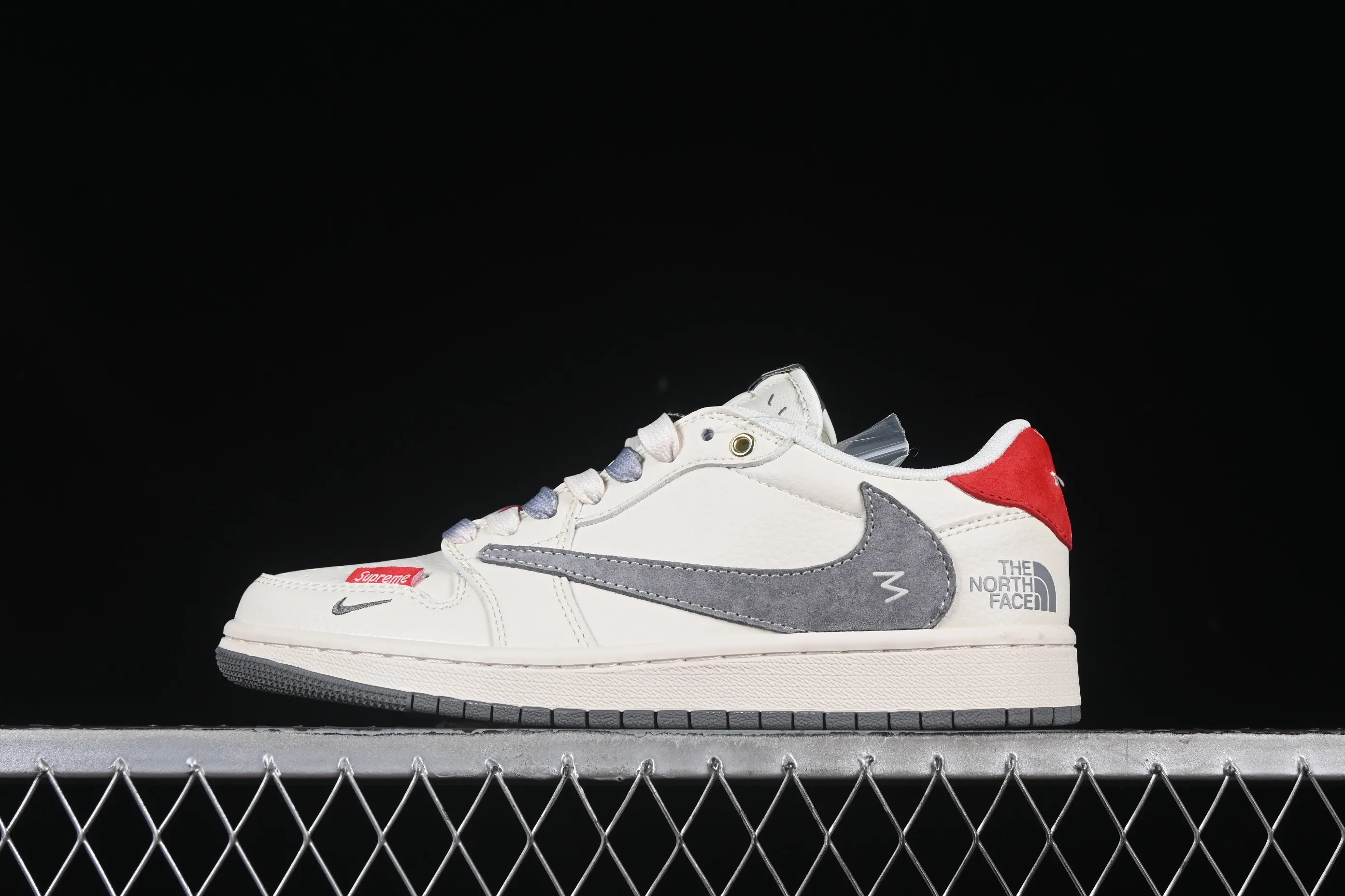 All categories Air Jordan Jordan series basketball shoes Air Jordan 1 Low high-end custom low-top sneakers Travis Scott x Fragment Design x Air Jordan 1 Low OG SP AJ1 Joe 1 North Face co-branded beige small red label low-top cultural casual sneakers FC1688-212
